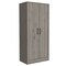 Tuhome Ambery 180 Armoire, Two Shelves, Double Door, Metal Rod, One Drawer, Light Gray CLZ5945 - alternate 4